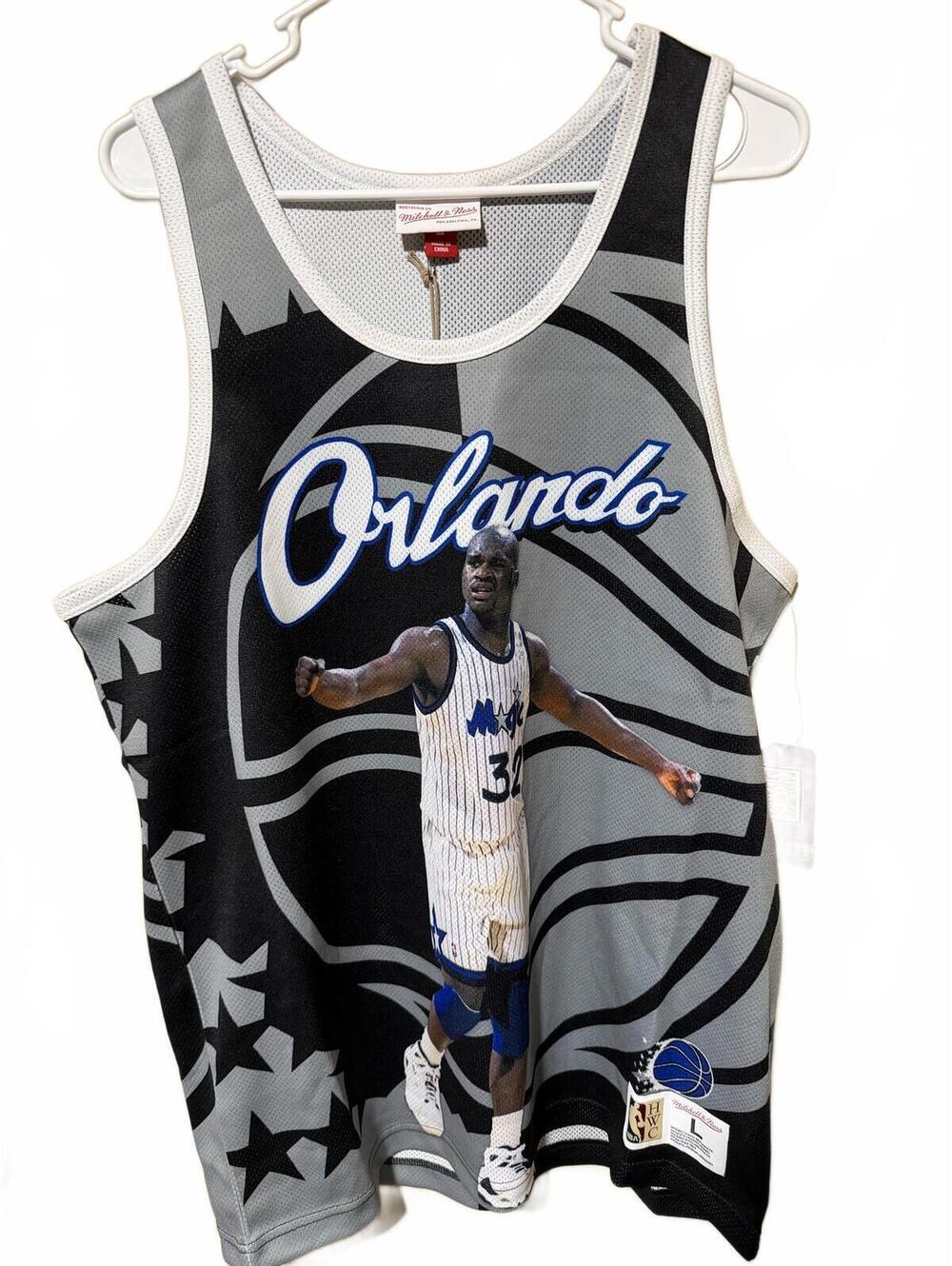 NBA Sublimated Player Tank Magic Shaquille O'Neal Orlando Large